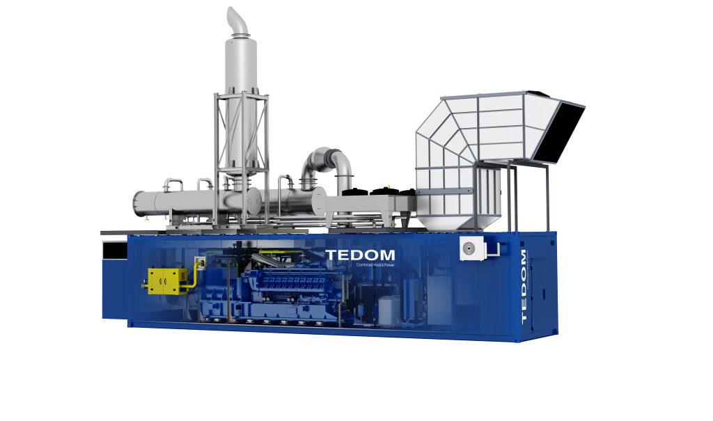 Когенерационная установка TEDOM Quanto 1000 снизит расходы на отопление в Чешском Тешине.